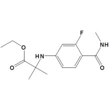 Ester éthylique de N- [3-fluoro-4- [(méthylamino) carbonyl] phényl] -2-méthylalanine N ° CAS 1258638-92-4